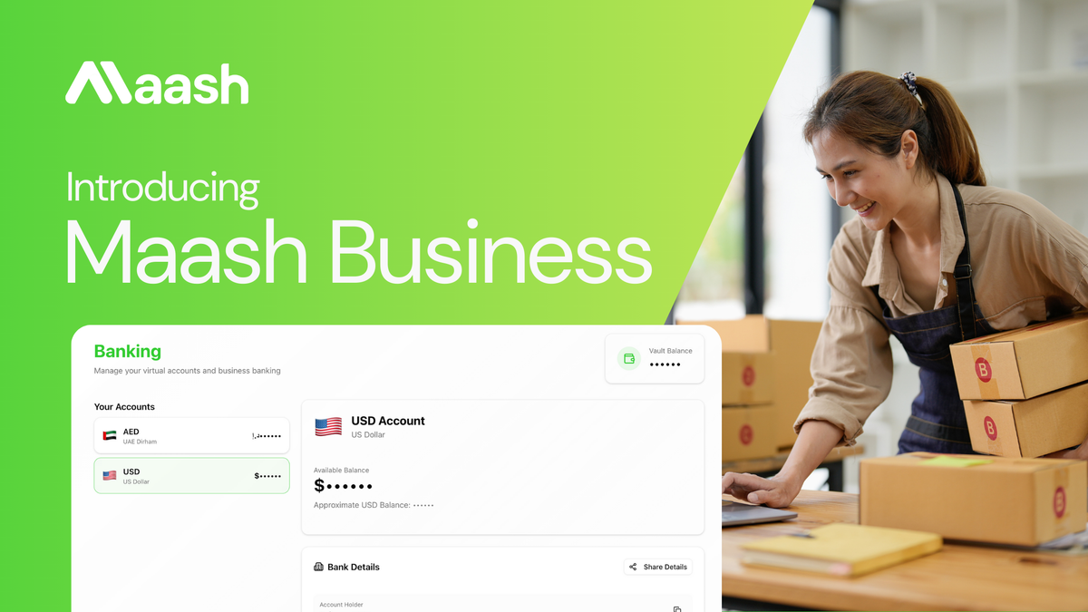 Introducing: Maash Business